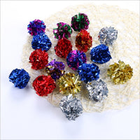 Mylar 12 Piece Crinkle Balls Set