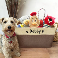 Personalised Pet Toy Storage Basket