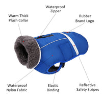 Pawfetch Waterproof Winter Jacket with Adjustable Chest