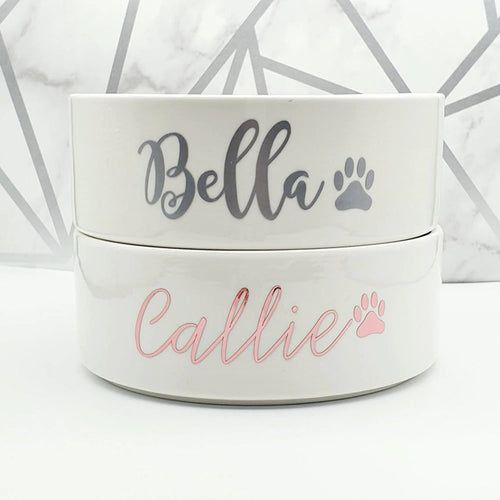 Personalised Ceramic Pet Bowls