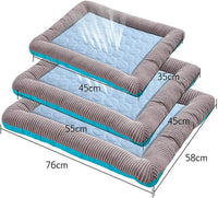 Summer Cooling Dog Mat with Sides