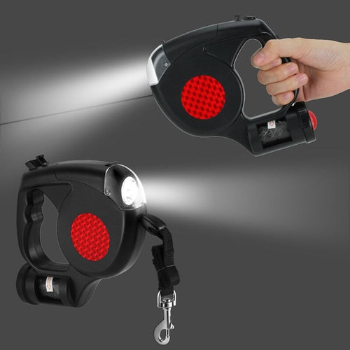 3 in 1 Retractable Dog Lead