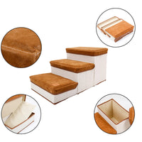 Pawfetch 3 Step Pet Stairs With Storage