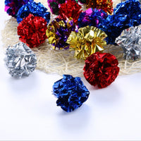Mylar 12 Piece Crinkle Balls Set