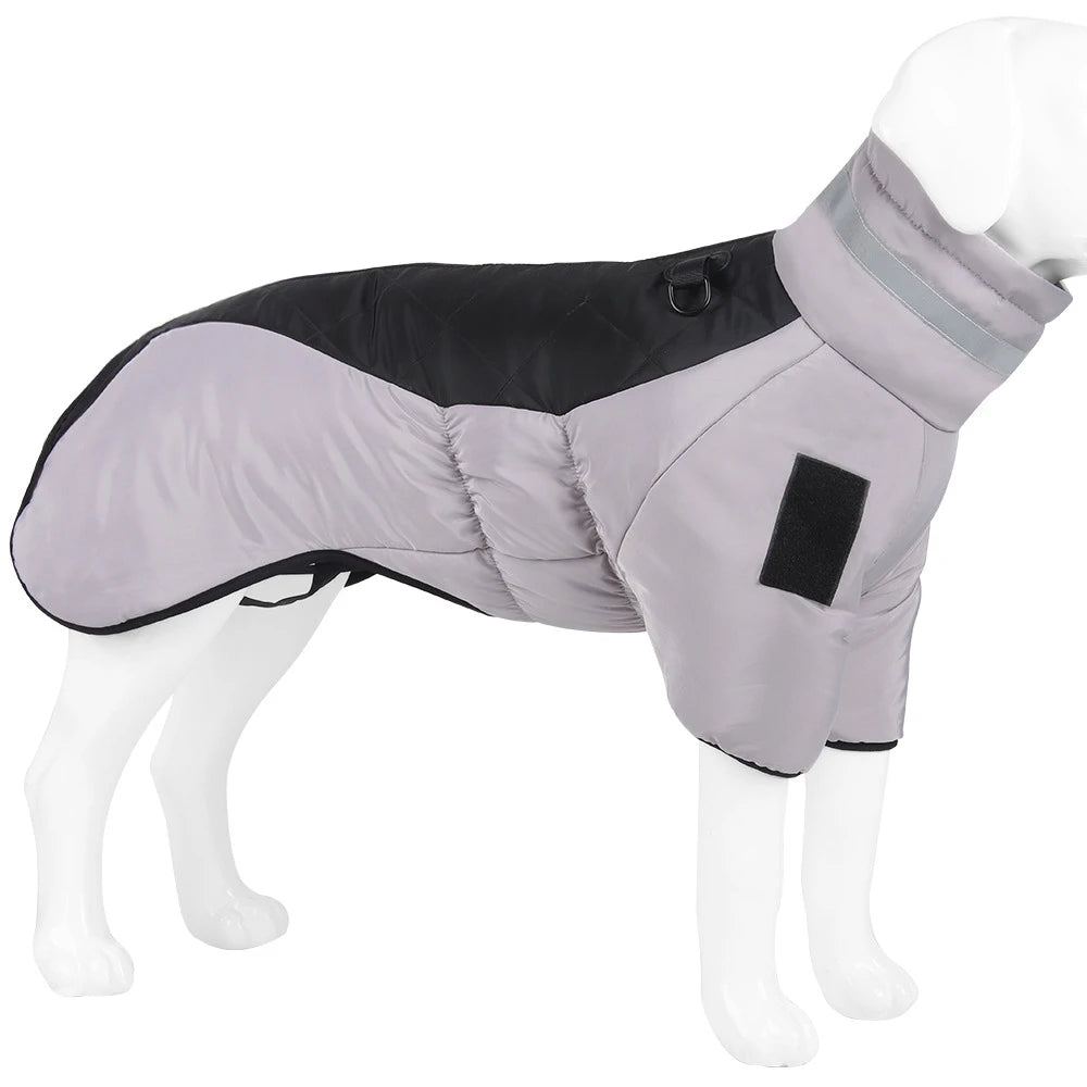 2-in-1 Dog Puffer Jacket with Integrated Harness