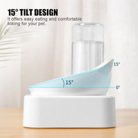 Anti Vomiting Cat Bowl with Automatic Water Dispenser