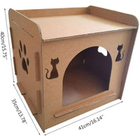 Cardboard Cat House