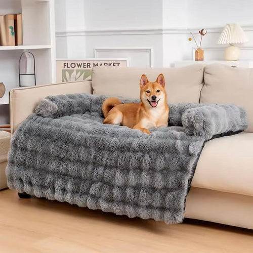 Plush Dog Sofa Bed Couch Cover