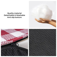 Luxury Cosy Tartan Anti-Anxiety Calming Dog Bed