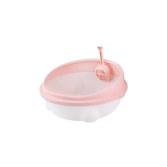 Round Anti Splash Cat Litter Tray