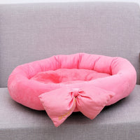Donut Bow Pet Bed