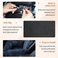 Anti Anxiety/ Calming Dog Car Seat Bed