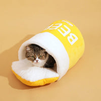 Beer Mug Cosy Cat Bed