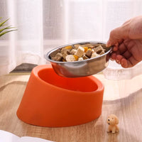 Pawfetch Tilted Mess Free Dog Bowl
