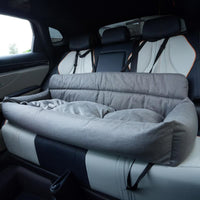 Travel Bolster Car Seat Dog Bed with Removable Cover