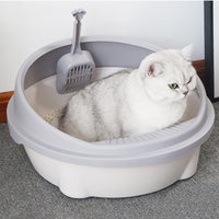 Round Anti Splash Cat Litter Tray