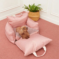 Waterproof Dog Car Seat Booster Bed