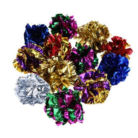 Mylar 12 Piece Crinkle Balls Set