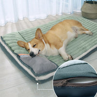 Premium Washable Dog Mattress with Cushion