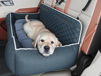 Luxury Dog Car Seat Bed with Adjustable Safety Straps