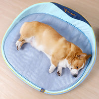Removable Cover Dog Summer Cooling Bed