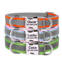 Reflective Personalised Dog Collar