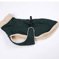 Whippet Greyhound/ Large Dogs Fleece Lined Dog Jacket