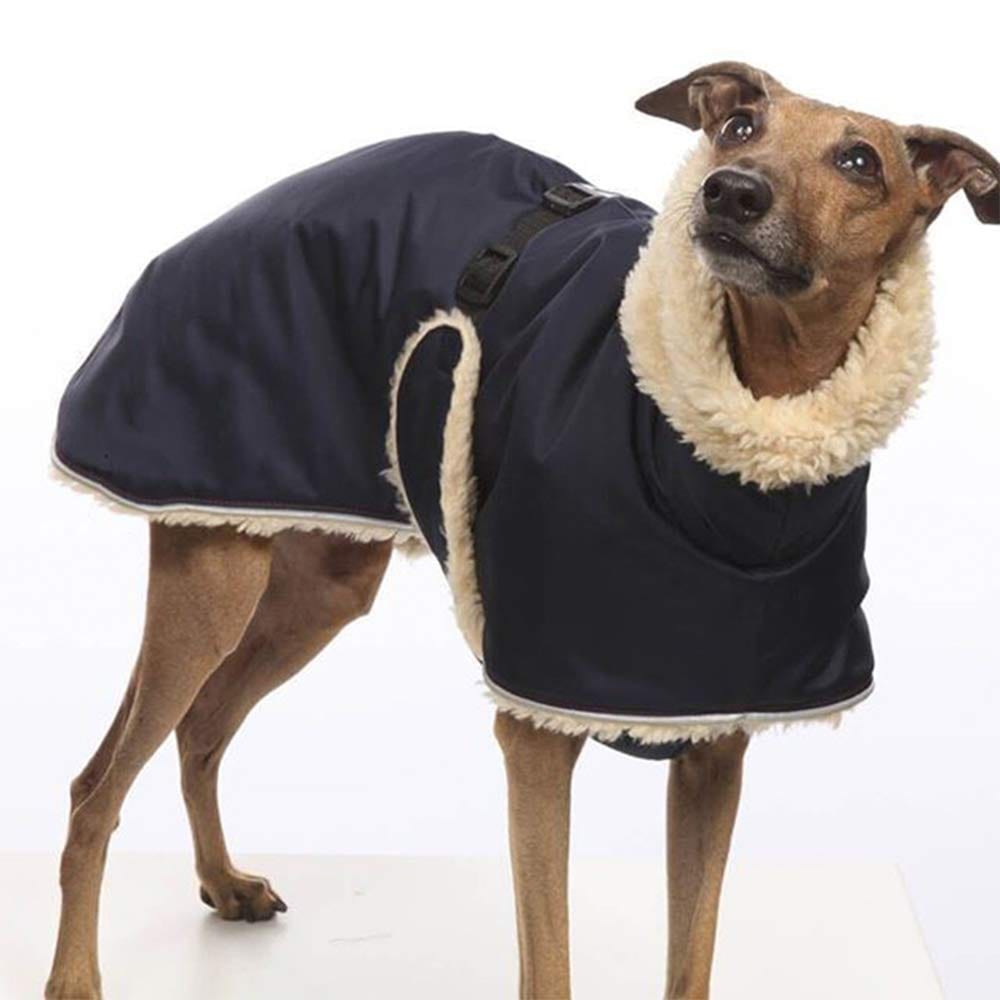 Whippet Greyhound/ Large Dogs Fleece Lined Dog Jacket