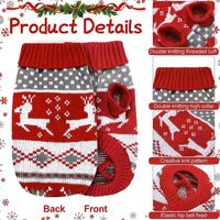 Christmas Reindeer Dog Jumpers