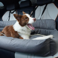 Travel Bolster Car Seat Dog Bed with Removable Cover