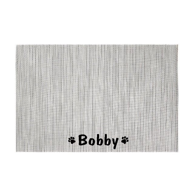 Personalised Waterproof Dog/Cat Feeding Bowl Mat