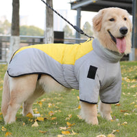 2-in-1 Dog Puffer Jacket with Integrated Harness