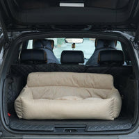 Travel Bolster Car Seat Dog Bed with Removable Cover