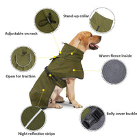 Waterproof Reflective Dog Raincoat
