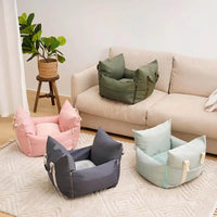 Waterproof Dog Car Seat Booster Bed