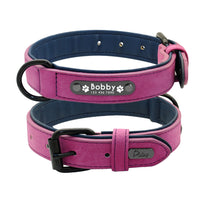 Personalised Leather Dog Collar
