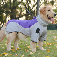 2-in-1 Dog Puffer Jacket with Integrated Harness