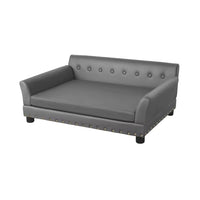 Luxury Leather Elevated Dog Sofa