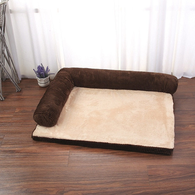 Luxury L-Shaped Dog Sofa Bed