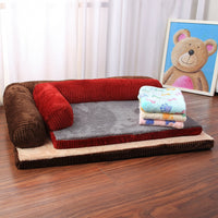Luxury L-Shaped Dog Sofa Bed
