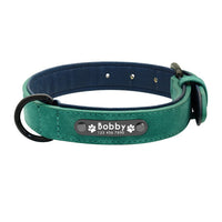 Personalised Leather Dog Collar