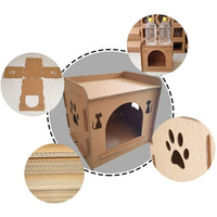 Cardboard Cat House