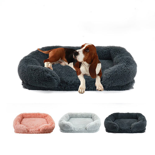 Anti Anxiety / Calming Fully Enclosed Dog Sofa Bed With Removable Cover