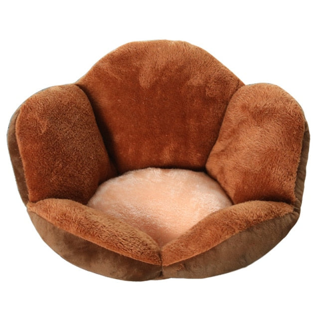 Comfy Paw Shaped Cat Bed