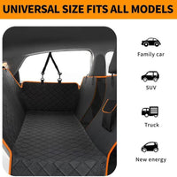 Premium Waterproof Car Boot & Seat Cover with Storage Pockets