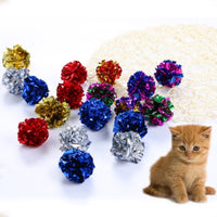 Mylar 12 Piece Crinkle Balls Set