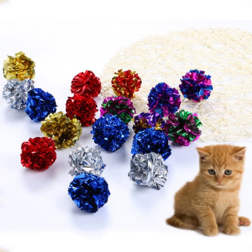 Mylar 12 Piece Crinkle Balls Set