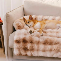 Plush Dog Sofa Bed Couch Cover