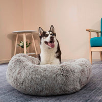 Anti Anxiety / Calming Oval Dog Bed- High Sides, Removable Cover
