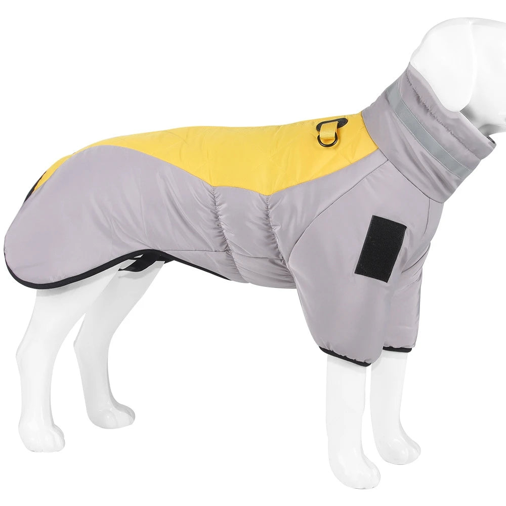 2-in-1 Dog Puffer Jacket with Integrated Harness